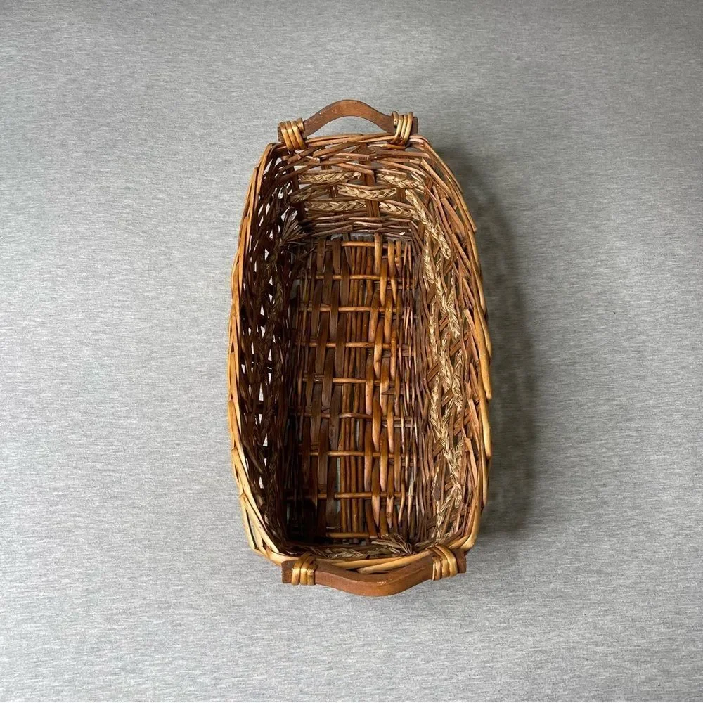 Target 18”x9” Wicker Woven Long Storage Basket with Handles